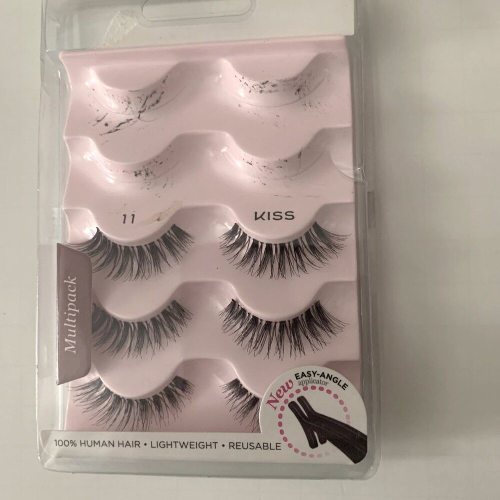 KISS Lashes So Wispy False Eyelashes Multipack #11 3 pack (Package opened)